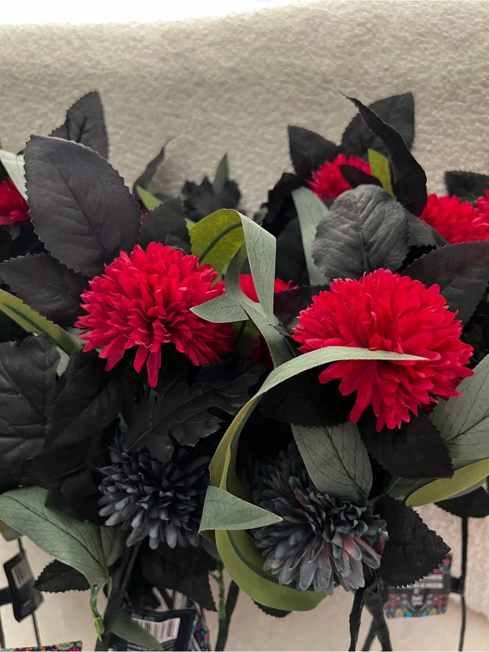Lot of 12 Stem Day Of The Dead Artificial Flowers Fall Decor Size 15